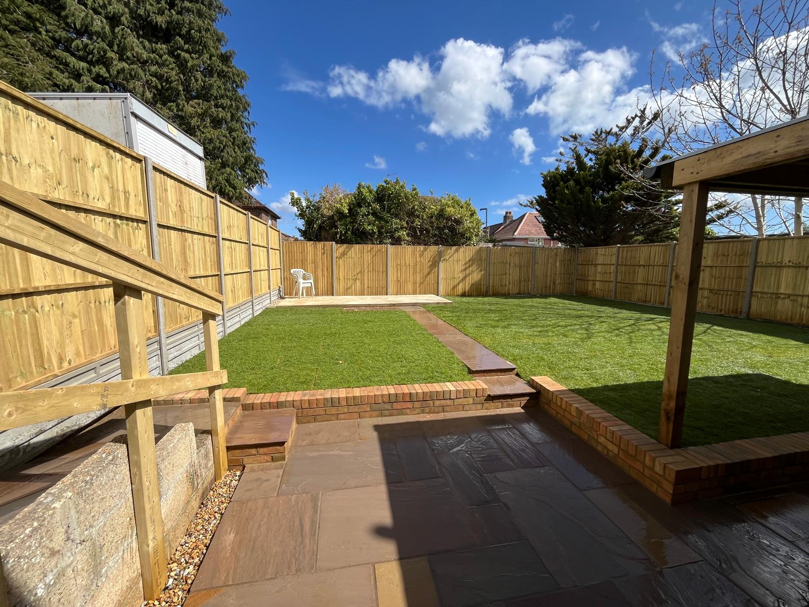 Garden patio installation Garden patio installation